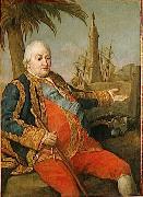 Pompeo Batoni Portrait of French Admiral oil on canvas